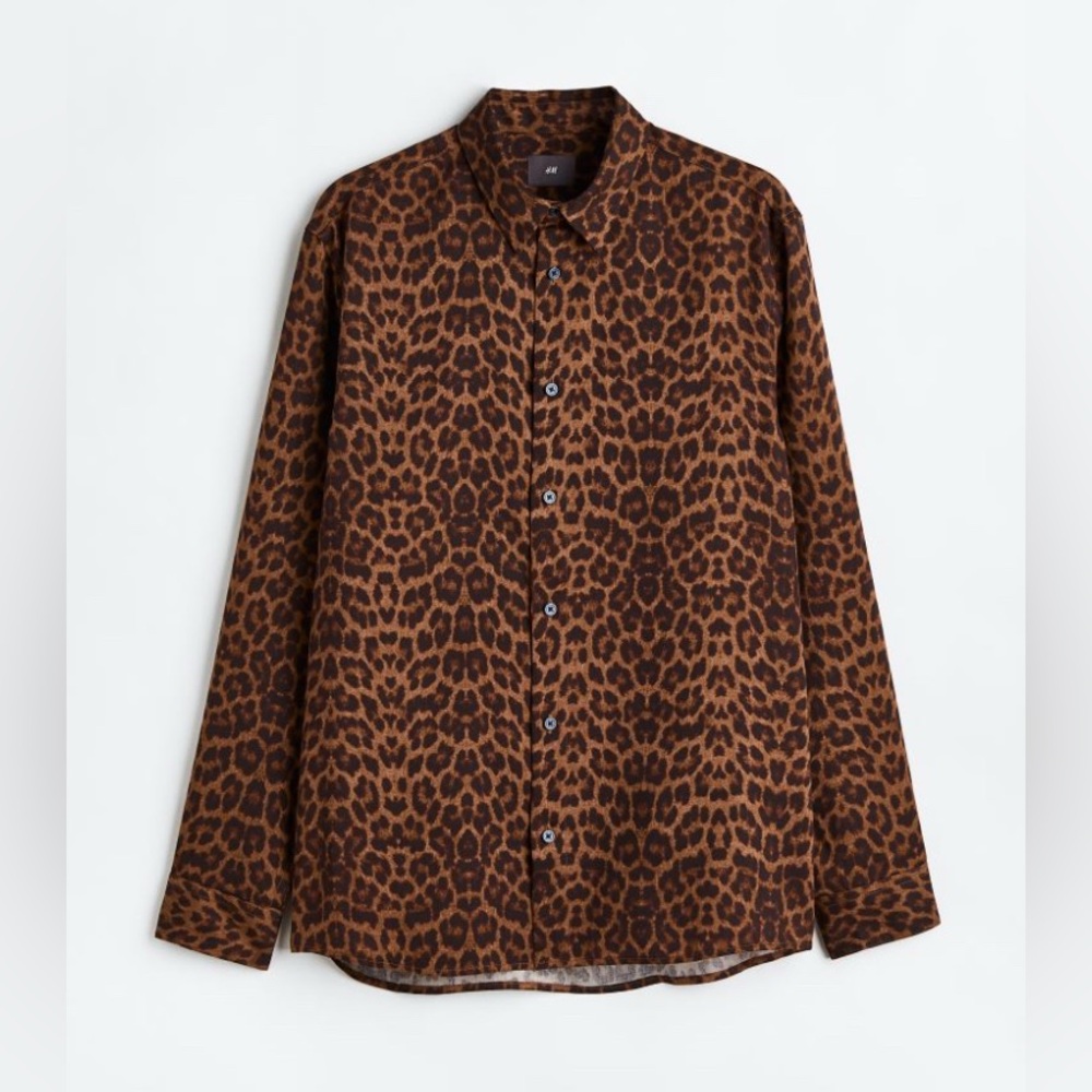 H&M Leopard Print Men's shirt